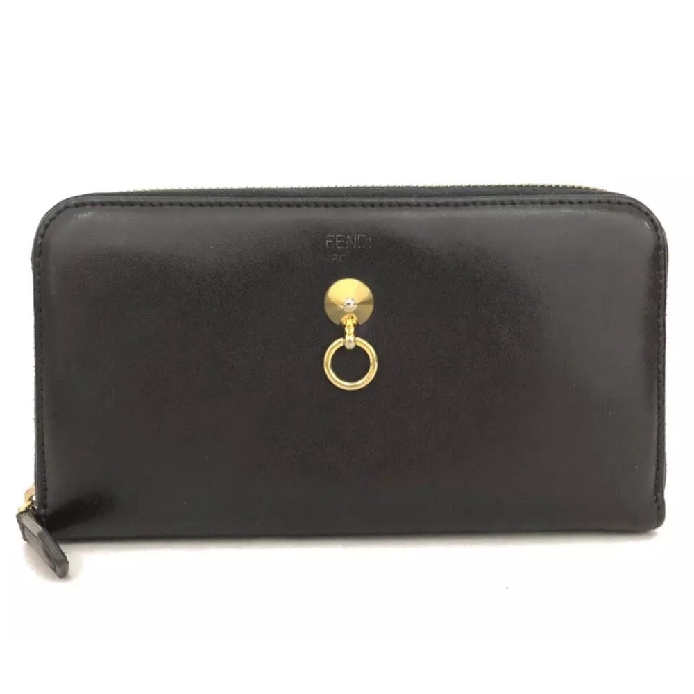 FENDI By The Way Zip Around Long Wallet
